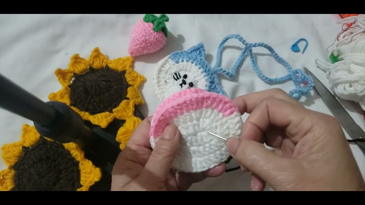 Hướng dẫn móc túi đựng tỏi mèo cho bé 