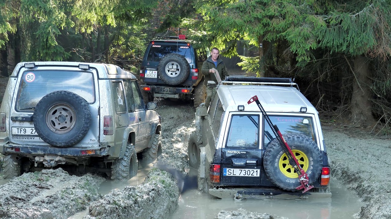 4x4 Nissan Patrol Y60Y61Jeep Suzuki Mitsubishi Land rover offroad ukonenie sezny 2018 4K