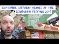 Exploring different venues at the Edinburgh Festival 2019