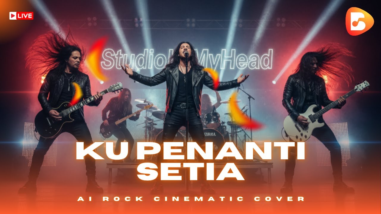 Ella – Ku Penanti Setia | AI Cover by StudioInMyHead (Modern Cinematic Rock Version)