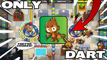 Can I Win With ONLY Dart Monkeys!? (Bloons TD Battles 2)