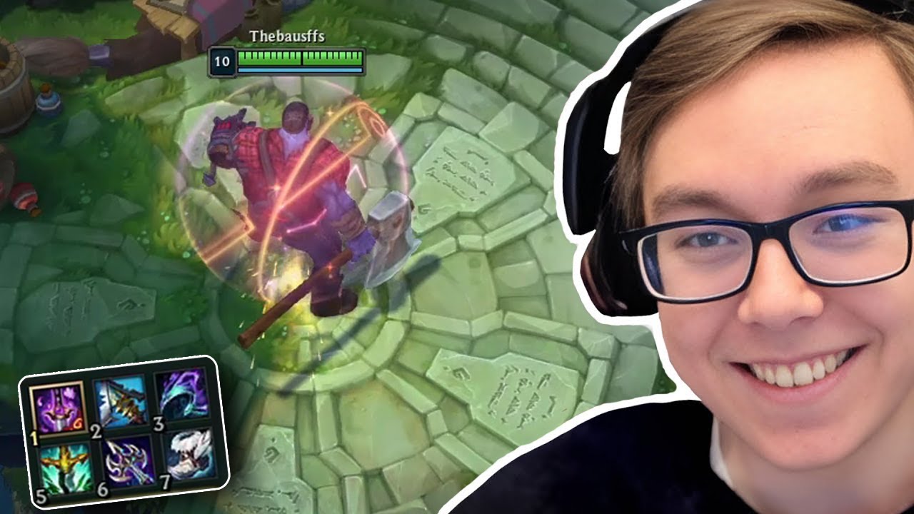 Baus Play Support Sion And He still 1V9 Carry His Team