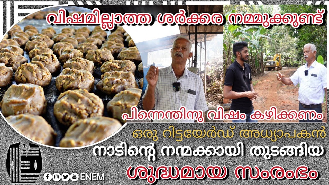ശുദ്ധമായ ശർക്കര നമ്മുടെ കേരളത്തിലുണ്ട് 🤩 എന്തിനു വിഷം ഭക്ഷിക്കണം😐PURE JAGGERY | ENEM #enem #jaggery