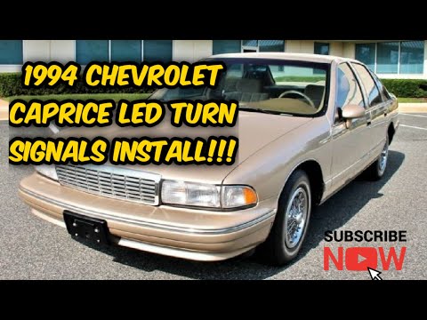 1994 Chevy Caprice Classic LED Turn Signal Install!!!