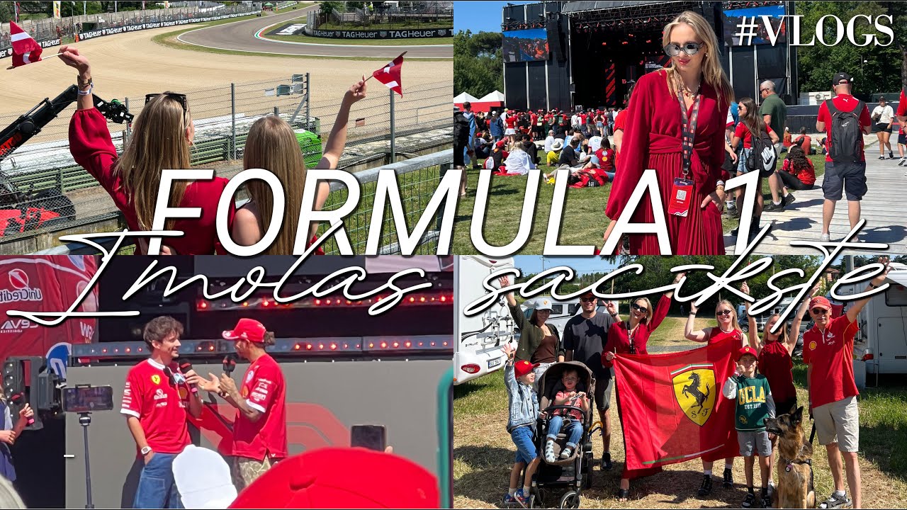 Pirmā F1 sacīkste klātienē: IMOLA GP 🏎️🇮🇹 | VLOGS