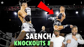 Americans brothers first time reacting to..Saenchai: Knockouts and Antics (Thai Fight) | แสนชัย