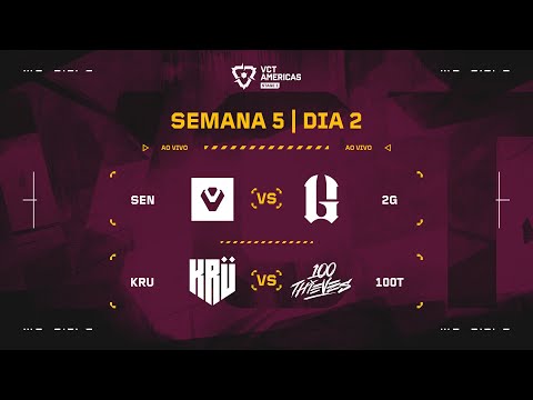 SEN x 2G | KRU x 100T | VCT Americas 2025 | Semana 5 - Dia 2 (MD3)