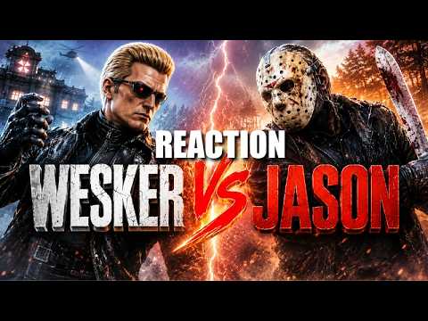 JASON vs WESKER🔴REACTION🔴 #friday13  #wesker #residentevil #reaction