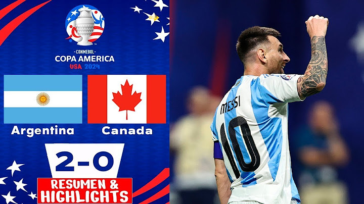 Argentina 2-0 Canadá | ARGENTINA FINALISTA | Copa América 2024- Marjan Sports