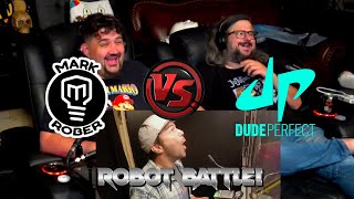 Mark Rober vs Dude Perfect - Ultimate Robot Battle | RENEGADES REACT