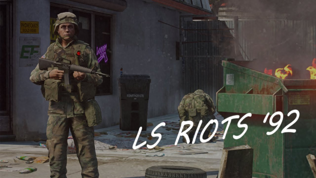 1992 LOS SANTOS RIOTS - YouTube