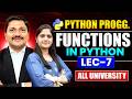 Python Functions Explained 🔥 | Python Lecture 7 | First Year Engineering | Easy & Clear | Dinesh Sir