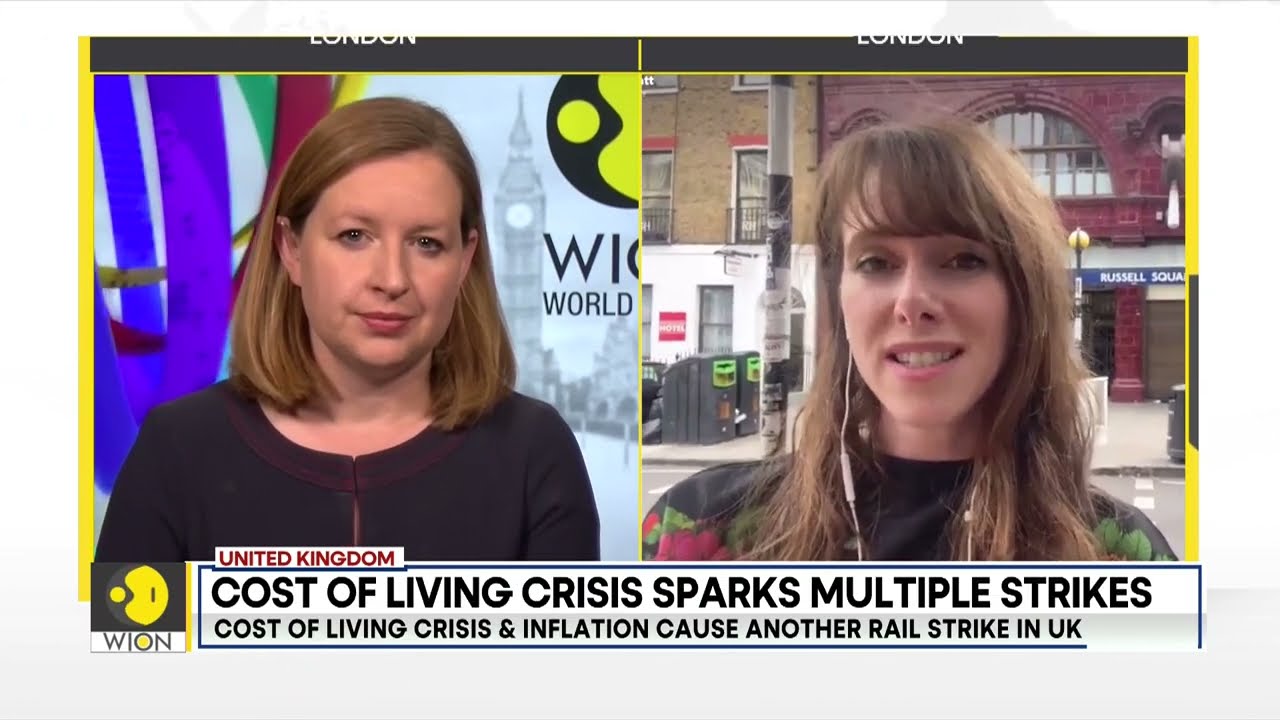 Strikes on London's Transport System - Alex Iszatt WION News 19.8.2022
