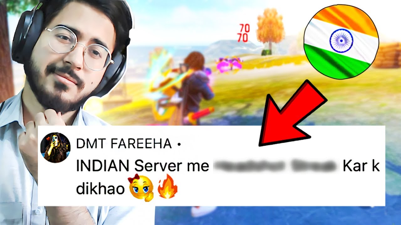 DMT FAREEHA Gave me Challenge For INDIAN SERVER 😱 ICBABU# 8
