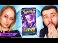 POKEMON Hidden Fates Pack Battle Vs My Girlfriend!