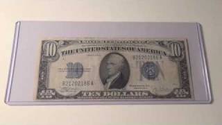 1934C $10 Silver Certificate