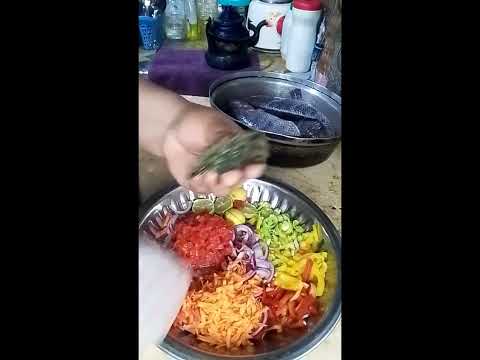 عمرك جربتي السمك بالنعناع الاخضر