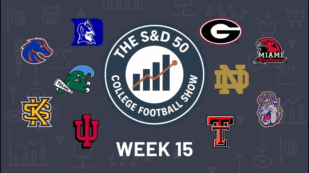 Week 15 S&D 50 College Football Rankings Reveal
