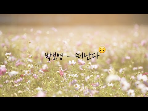 박보영 - 떠난다 | 가사 영상(lyrics vedio) (세로 영상)