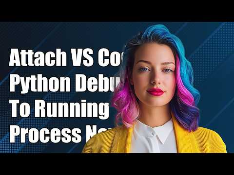 How do I attach VS Code's Python debugger to a running process?