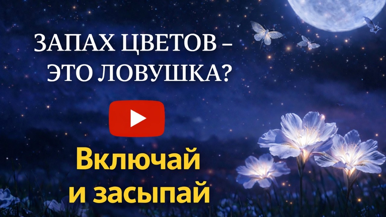 ПЕРЕД СНОМ🌙  Биология аромата и опыления - невидимые сигналы природы // интересные факты НА НОЧЬ
