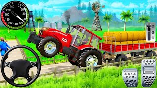 Transporte Tractor Driving | Tractor Drive Farming 🚜🐄🌾 Simulator Games screenshot 5