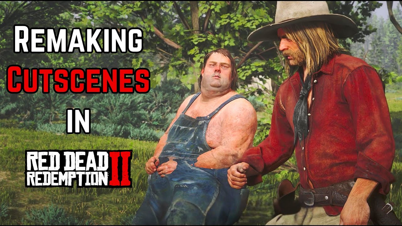 I Tried to Remake FUNNY Cutscenes in Red Dead Redemption 2 - YouTube