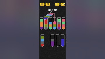 Water Sort Puzzle Level 918 Walkthrough Solution Android/iOS 💦