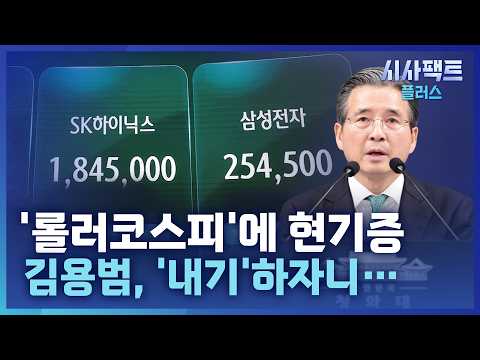 [시사팩트 플러스] '<strong>대혼돈</strong>' 증시 속 가벼운 김용범 정책실장의 발언?… "개미 투자 역동성 영향 때문"