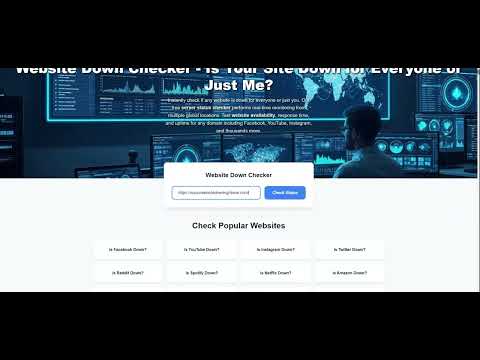 Is Your Website Down Right Now? – Check Website Status & Uptime Instantly