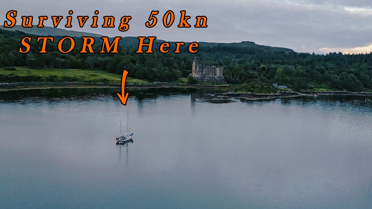 Парусный спорт в Шотландии: как мы пережили шторм Флорис и исследовали замок.