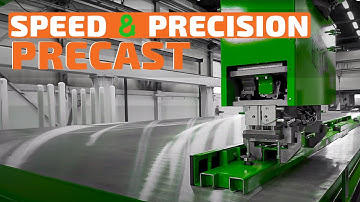 UNBELIEVABLY FAST PRECAST MACHINE! | Automatic Shuttering Robot for PRECISE CONCRETE WALL Production