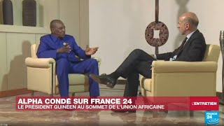 Alpha Condé sur France 24 : 