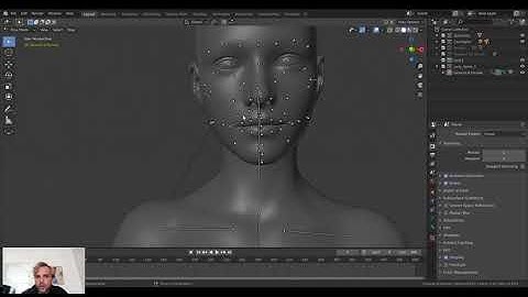 Animated character setup in Blender - Making of MC01 animation - Part 4