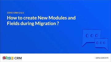 How to create new modules and fields during Migration?