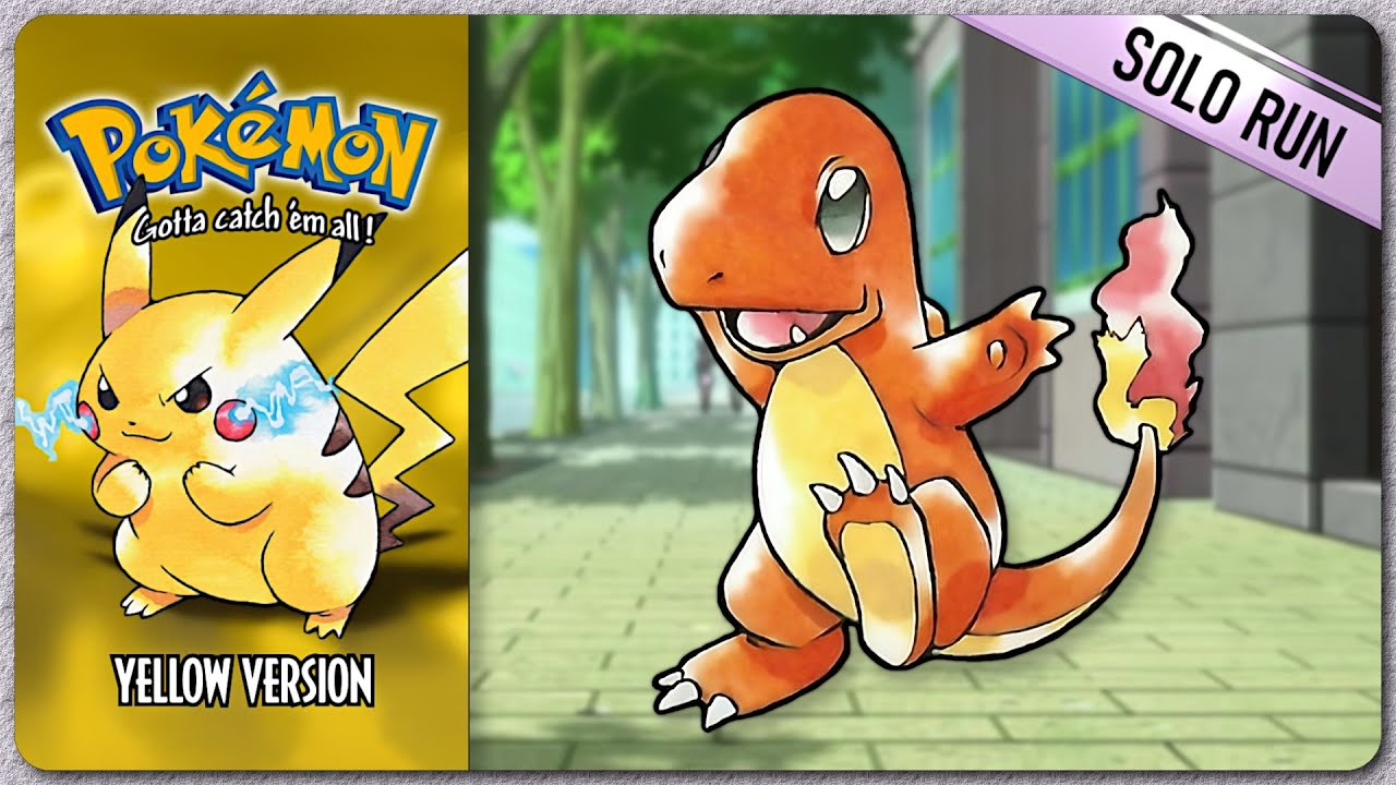 Charmander Only! • Pokémon Yellow Solo Run Live