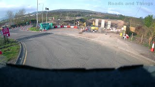 A465 Dualling Dowlais top to Hirwaun. Wales, UK.