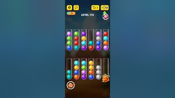 Ball Sort Puzzle 2021 Level 174 Walkthrough Solution iOS/Android