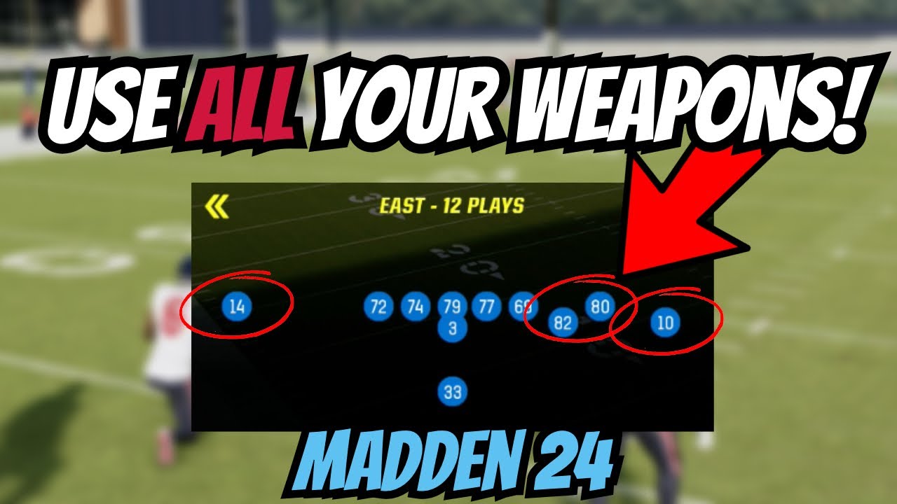 DANGEROUS DEEP PASSING SCHEME! Singleback East Mini Scheme | Madden 24 ...