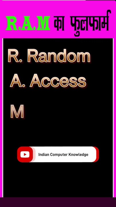Full Form Of RAM Full Form Of Computer Parts Short Video computer full-form-of-ram-full-form-of-computer-parts-short-video-computer