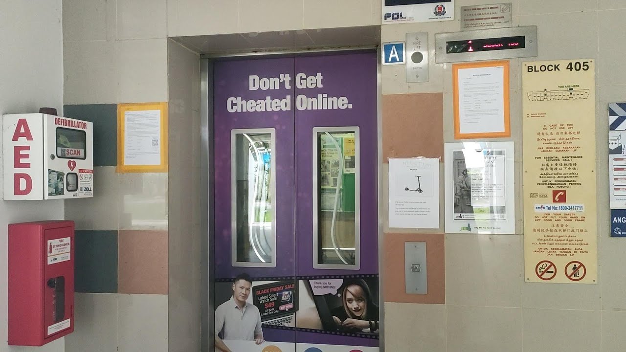 Block 405 Ang Mo Kio EM Lift A