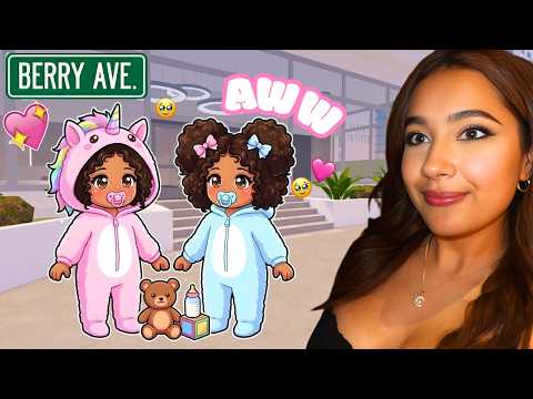 WE Went UNDERCOVER As REALISTIC TWIN BABIES IN BERRY AVENUE 🩷