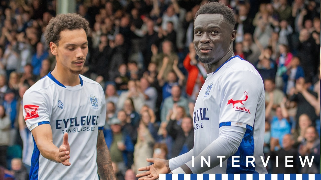 Mo Touray & James Melhado - Ilkeston Town (H) | Post-Match Interview | Bury FC