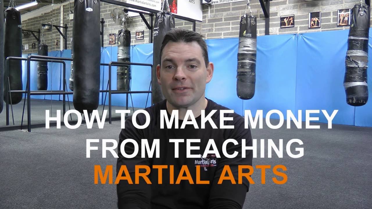 how to make money from martial arts