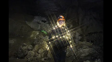 Cameras, Cave Gear and Leftover Christmas Lights Coalesce in Roberts Hollow Cave