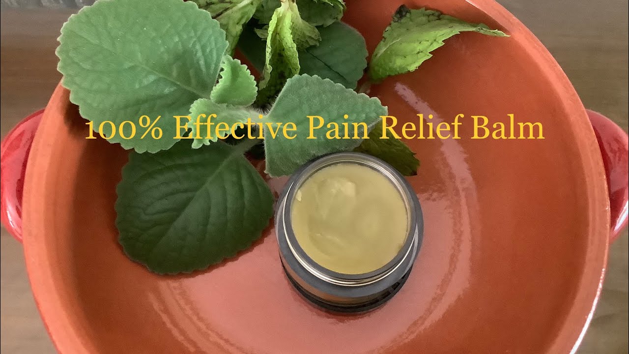 How to Make a 100 Effective DIY Pain Relief Balm YouTube