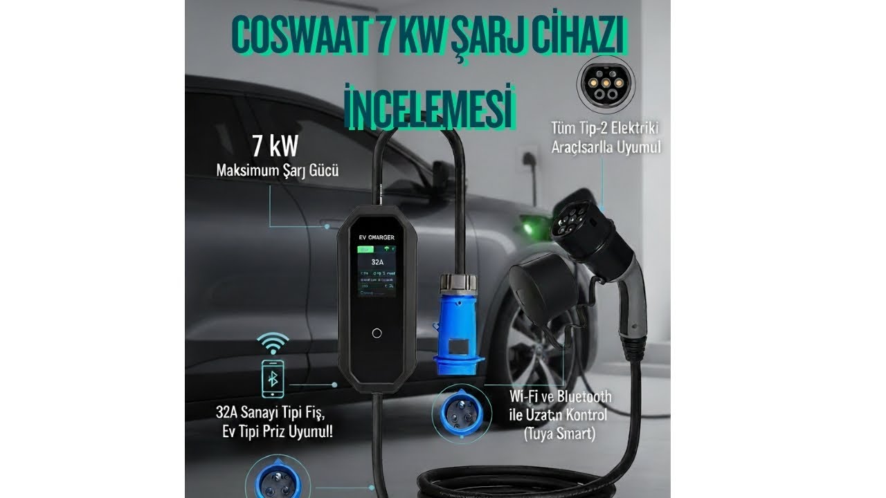 Coswatt 7 Kw Şarj Cihazı İncelemesi
