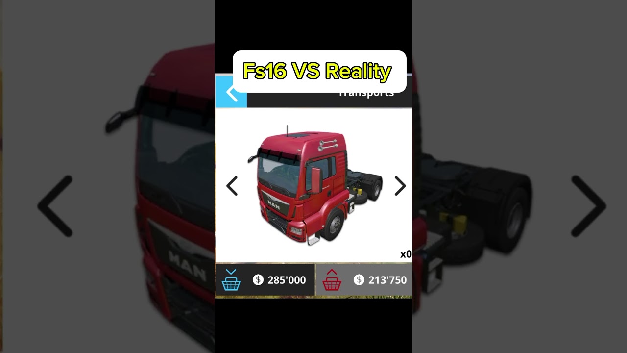 Fs16 VS Reality 