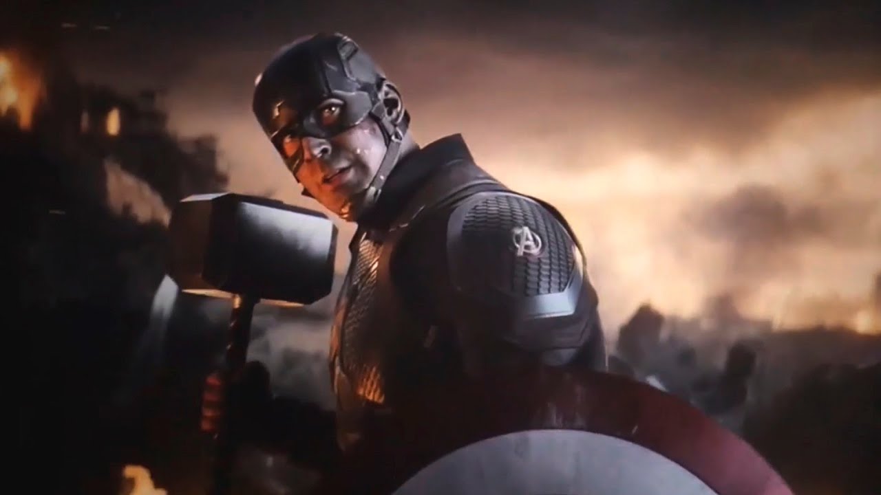 Capitan America Prende Il Martello Di Thor