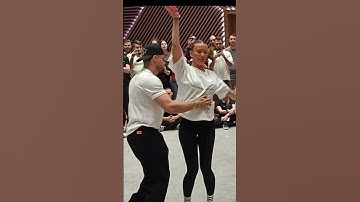 ❤️ 💞 Salsa Connection — When Two Become One! #dance #salsa #shorts #viral